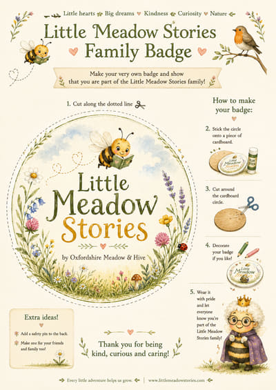 Little Meadow Stories Family Badge